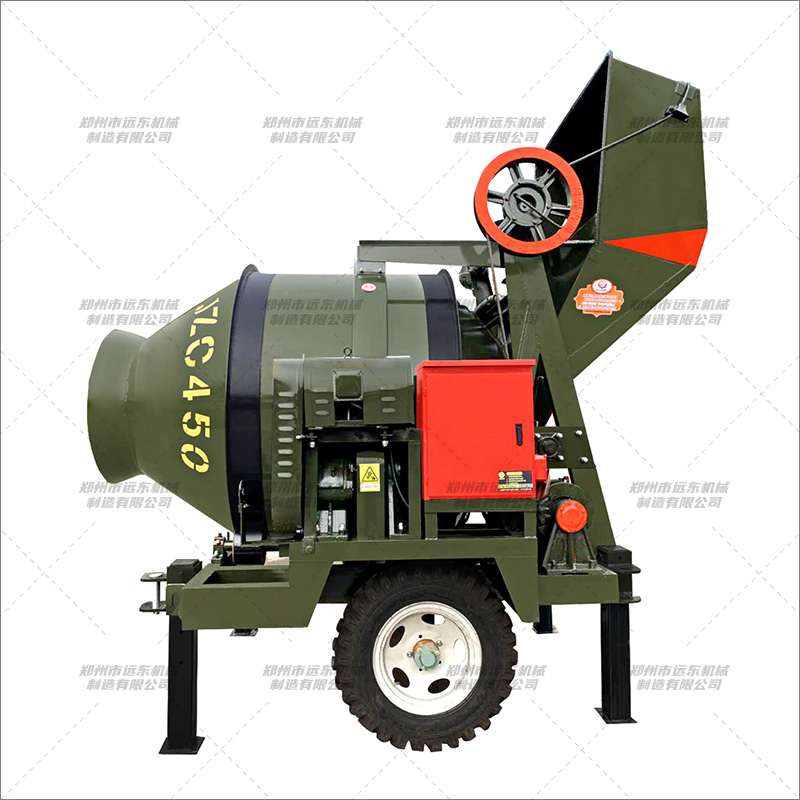 JZC350型中齿圈滚筒搅拌机(图2) JZC350型中齿圈滚筒搅拌机(图2)