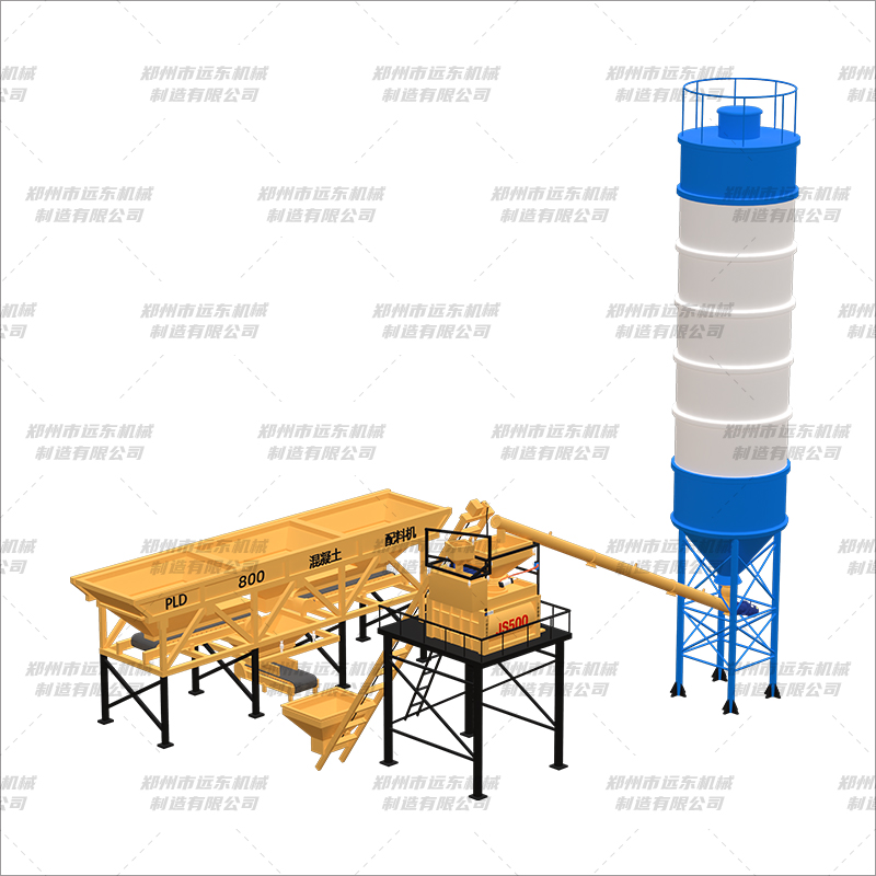 HZS25简易站(500+3仓)(图4) HZS25简易站(500+3仓)(图4)