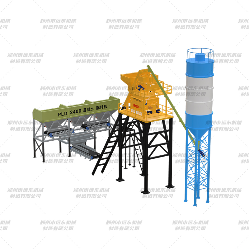 HZS75简易站（1500+3仓）(图2)